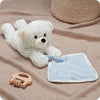 Brown Marshmallow Bear Blanket Warmies