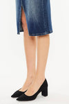 HIGH RISE MIDI SKIRT