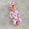 Emmy RUFFLE ZIP Bamboo Halloween Pumpkins Baby Outfit