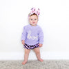 Boo Purple SWEATER Solid Knit Halloween Toddler Kids Top