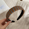 Retro Polka Dots Print Wide Headband MK2PPIM6W6HBD74