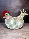 Happy Hen Mini Mitt in Cream Floral
