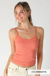 NIKIBIKI White Polka Dot Strap Cami