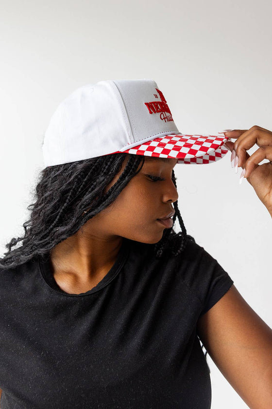 Nebraska Albon Checkered Canvas Trucker Hat