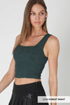 NS8396 - Double Lace Square Crop Top