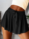 Drawstring High Waist Lined Tennis Skorts | 10 Colors S-4X