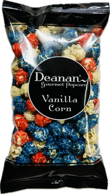  "Full Size"  - Patriotic Vanilla Popcorn - 100 Count