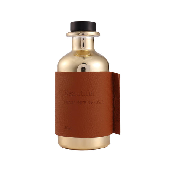 Brown Leather Aromatherapy Diffuser 80ml (2.71fl oz)-BTF
