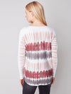 Charlie B SWEATER WITH MULTI-COLOR OMBRE'