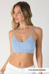 NIKIBIKI Textured Lace Triangle Cut-Out Bralette