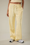 MID-RISE WIDE LEG SWEATPANTS