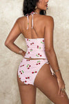 Cherry Checkered Tankini Set