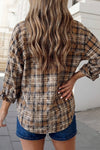 Western Plaid Collared Long Sleeve Shirts | S-XL