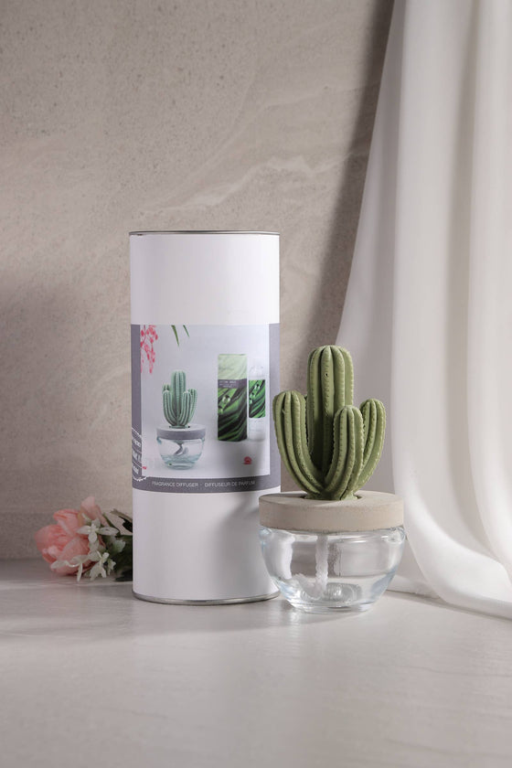 Cactus - Saguaro Cactus ceramic diffuser gift set -100ml