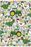 JOHN DEERE Chicken Tea Towel