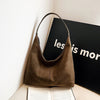 Vintage Suede Tote Commuter Underarm Bag MK2BLW6W10BBG699