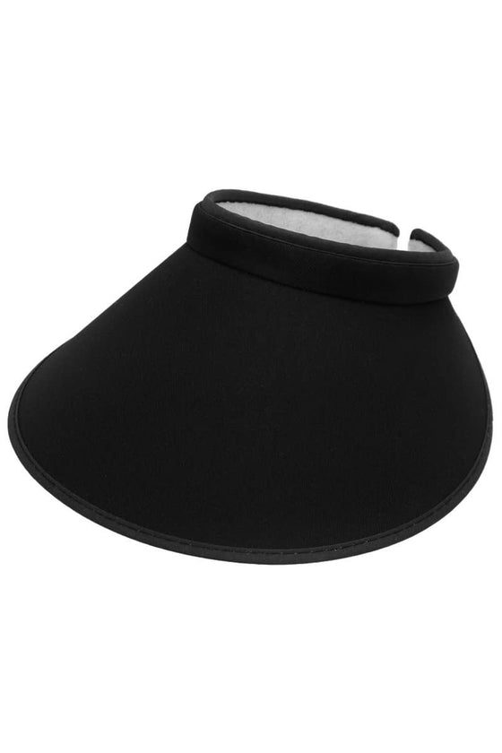 Seamless Basic Wide Brim Clip-On Sun Visor