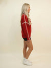 'NEBRASKA' WHIP STITCH SWEATER