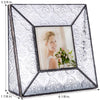 Vintage Stained Glass Wedding Photo Frame- J Devlin Pic 126