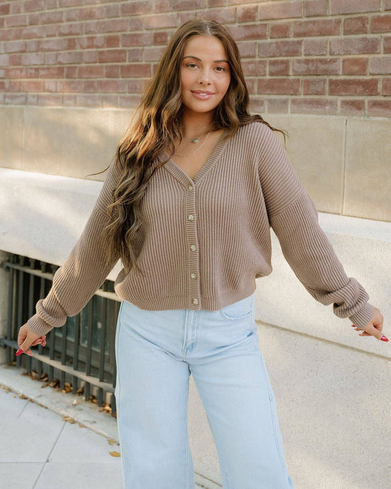 Fern Sweater Cardigan - Mocha