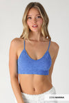 NIKIBIKI Textured Lace Triangle Cut-Out Bralette