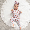 Brady Football ZIP Bamboo One Piece Baby Outfit