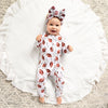 Brady Football ZIP Bamboo One Piece Baby Outfit