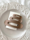 Minimal Matte Snap Hair Clip Set (DIVO)