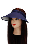 Seamless Basic Wide Brim Clip-On Sun Visor