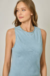 Bias Cut Draping Tencel Midi Dress