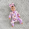 Emmy RUFFLE ZIP Bamboo Halloween Pumpkins Baby Outfit