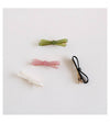 Elegant Minimalist Crossed Bow Acetate Hair Clip MK2PPM6W6HCP667