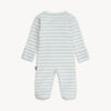 BLUE STRIPE ORGANIC COTTON FOOTIE