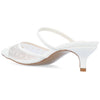 Allana Pointed Toe Kitten Heels In Mesh
