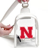 NCAA Nebraska Cornhuskers Clear Mini Sling