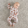 Brady Football ZIP Bamboo One Piece Baby Outfit