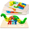 Wooden Puzzle Montessori Educational Brain Toy