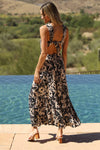 WOMEN'S V- NECK MAXI DRESS