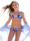 Laguna Art Bikini - TWO PIECE Triangle Top SET - GIRLS Size 10