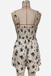 Floral Sleeveless Tie-Front Romper