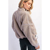 SHERPA MOCK NECK QUARTER ZIP JACKET
