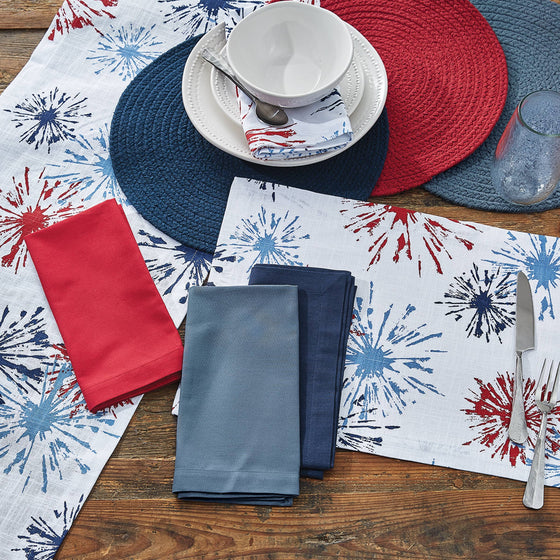 Fireworks Table Runner 54"L