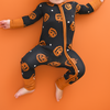 Jack Zip Bamboo Halloween Pumpkins Baby Outfit