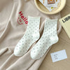 Polka Dot Simple Rolled Socks MK2BLW6W8FSO259