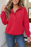 LAS Solid Snap Button Collar Sweatshirt (S-2XL)