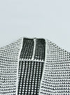Plaid Knitted Long Open Front Cardigan - 8 Colors