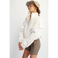  SHERPA MOCK NECK QUARTER ZIP JACKET