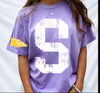 Grunge Stretch w/ Sleeve Flag---ANY TEAM ANY COLORS
