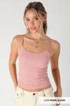 NIKIBIKI White Polka Dot Strap Cami