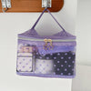 Sheer Heart Print Cosmetic Case